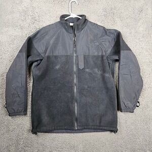 US Military Issue Liner Parka Fleece Jacket Black Medium Long 8415-01-539-4619